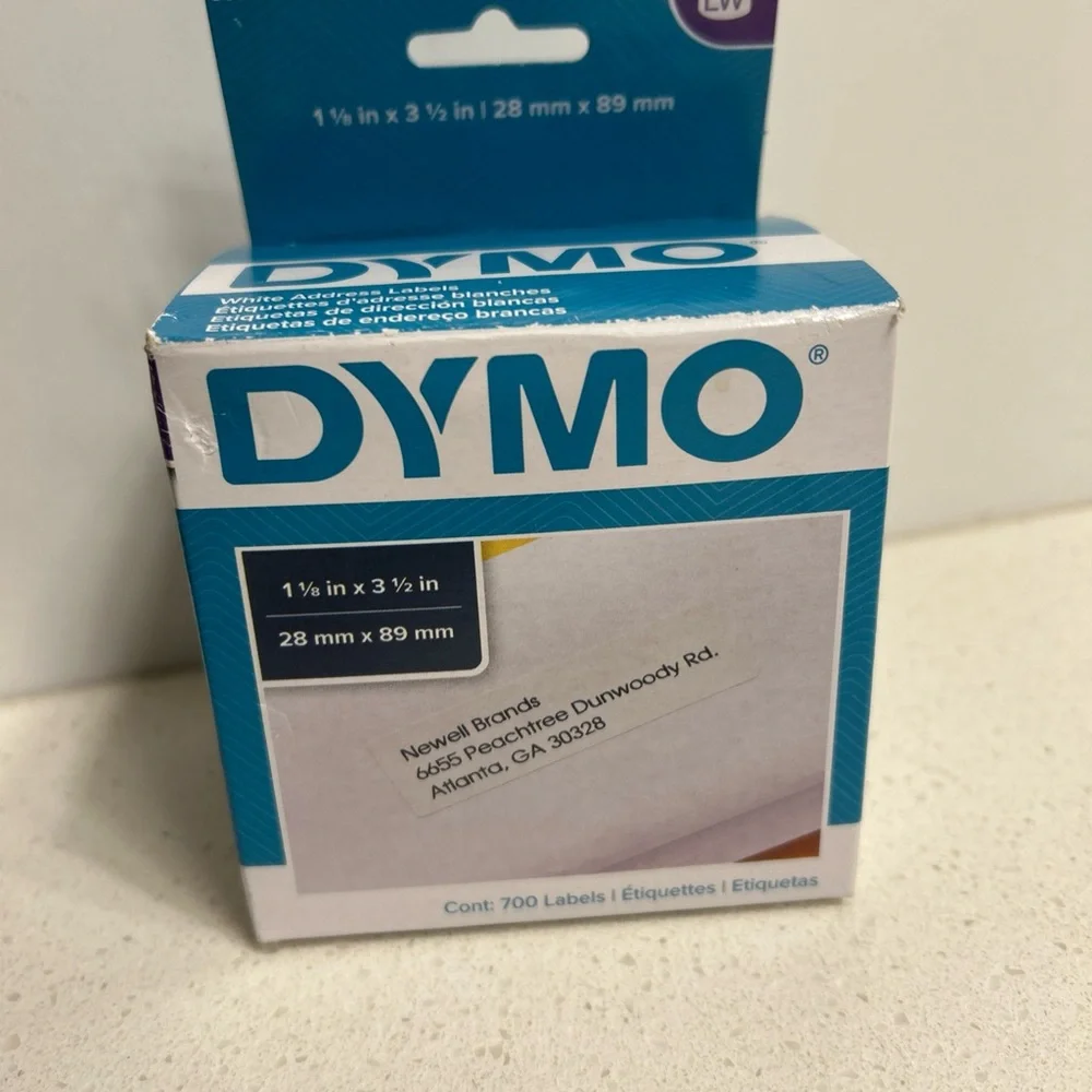 Dymo LabelWriter Labels White 1 1/8 x 3.5